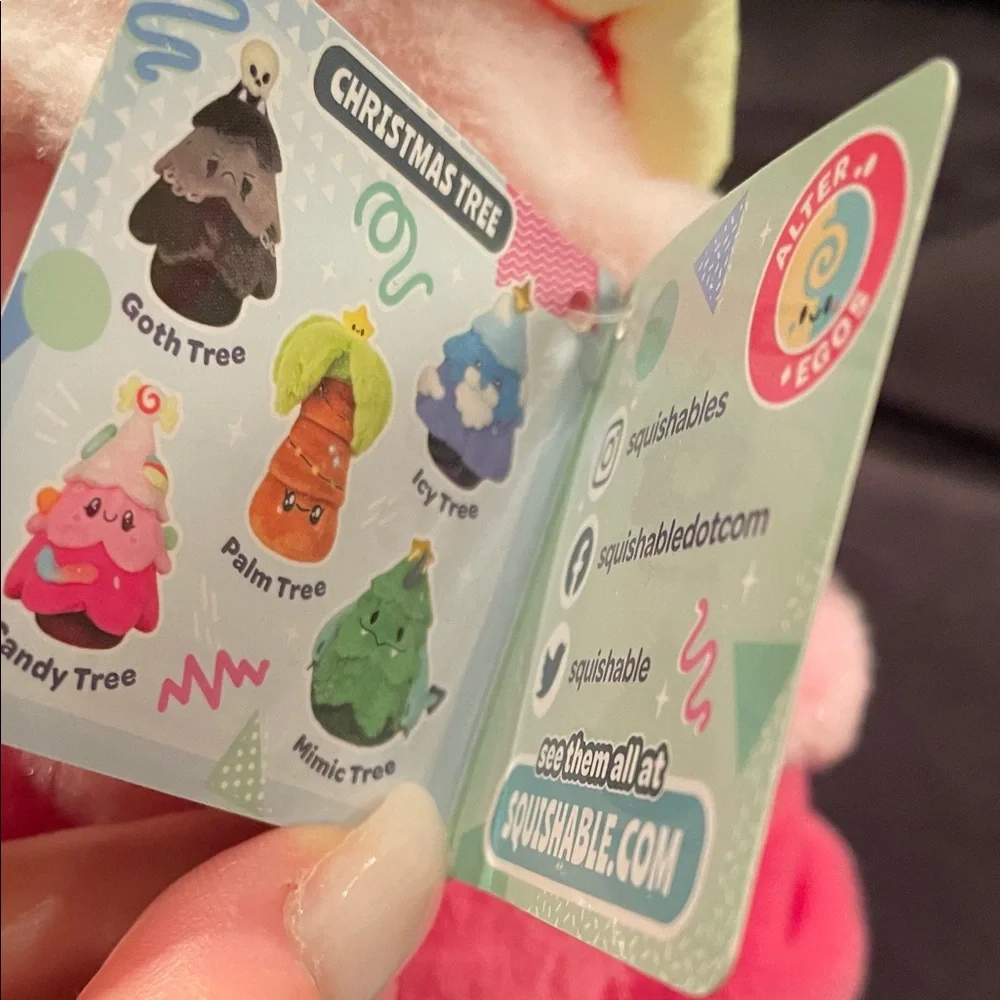 Squishable Alter Egos Series 3 Candy Tree plush toy.  -Pink